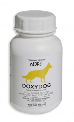 Medpet Doxydog doxycycline antibiotic