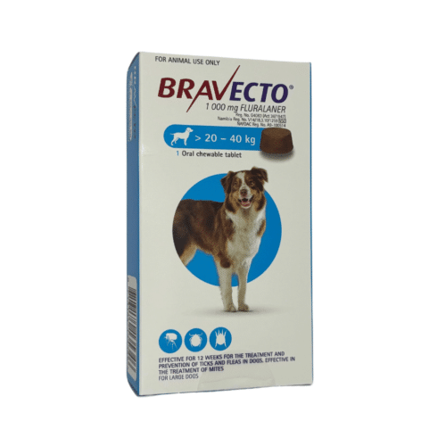 Bravecto Large Dog Chew (20 - 40KG) Blue