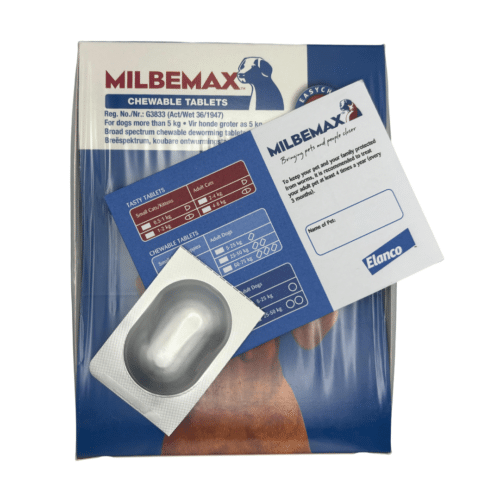 Milbemax Chewable Dewormer for Dogs more than 5kg (Single tablet)