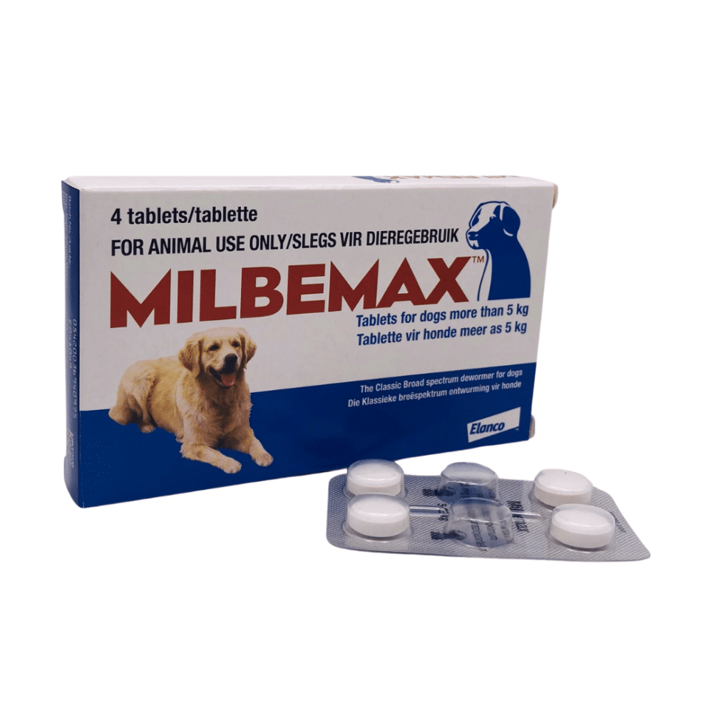 Milbemax Dogs more than 5kg with tabs