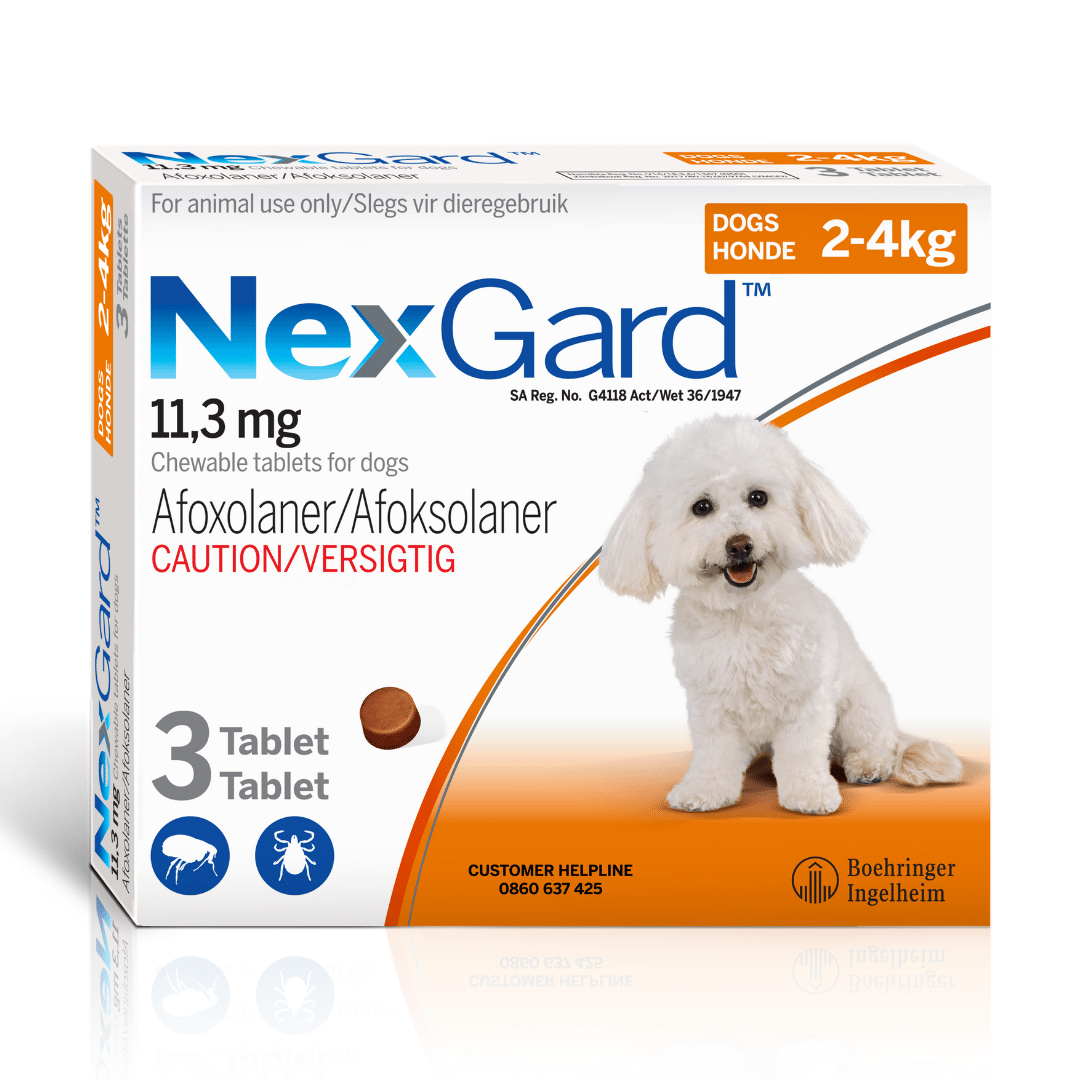 Nexgard 2-4kg 3Tablets