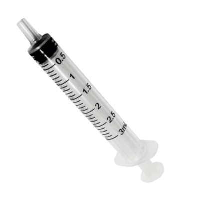 SYRINGE 3ML LUER SLIP