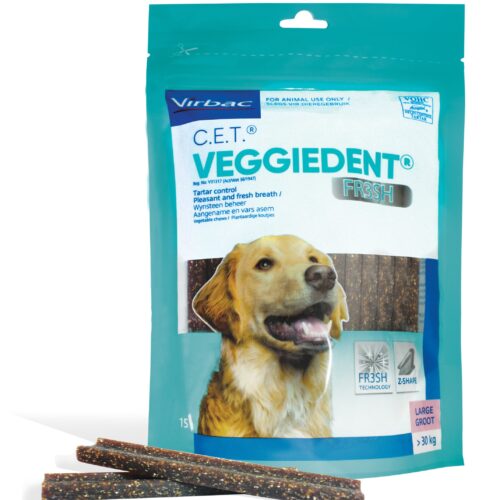 Veggiedent Fresh Dental Chews for Dogs - Large (15)